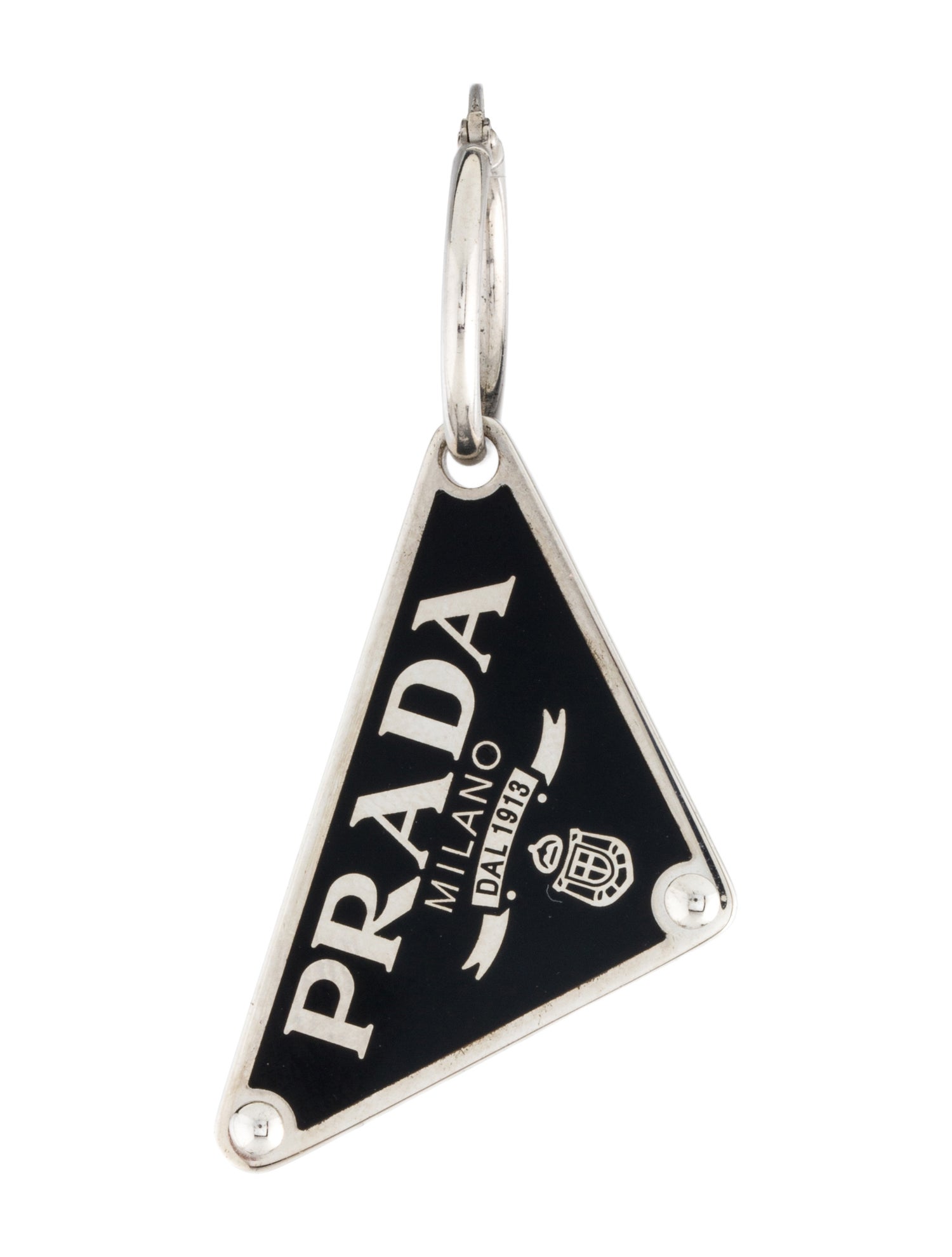 Prada Symbole Single Drop Earring