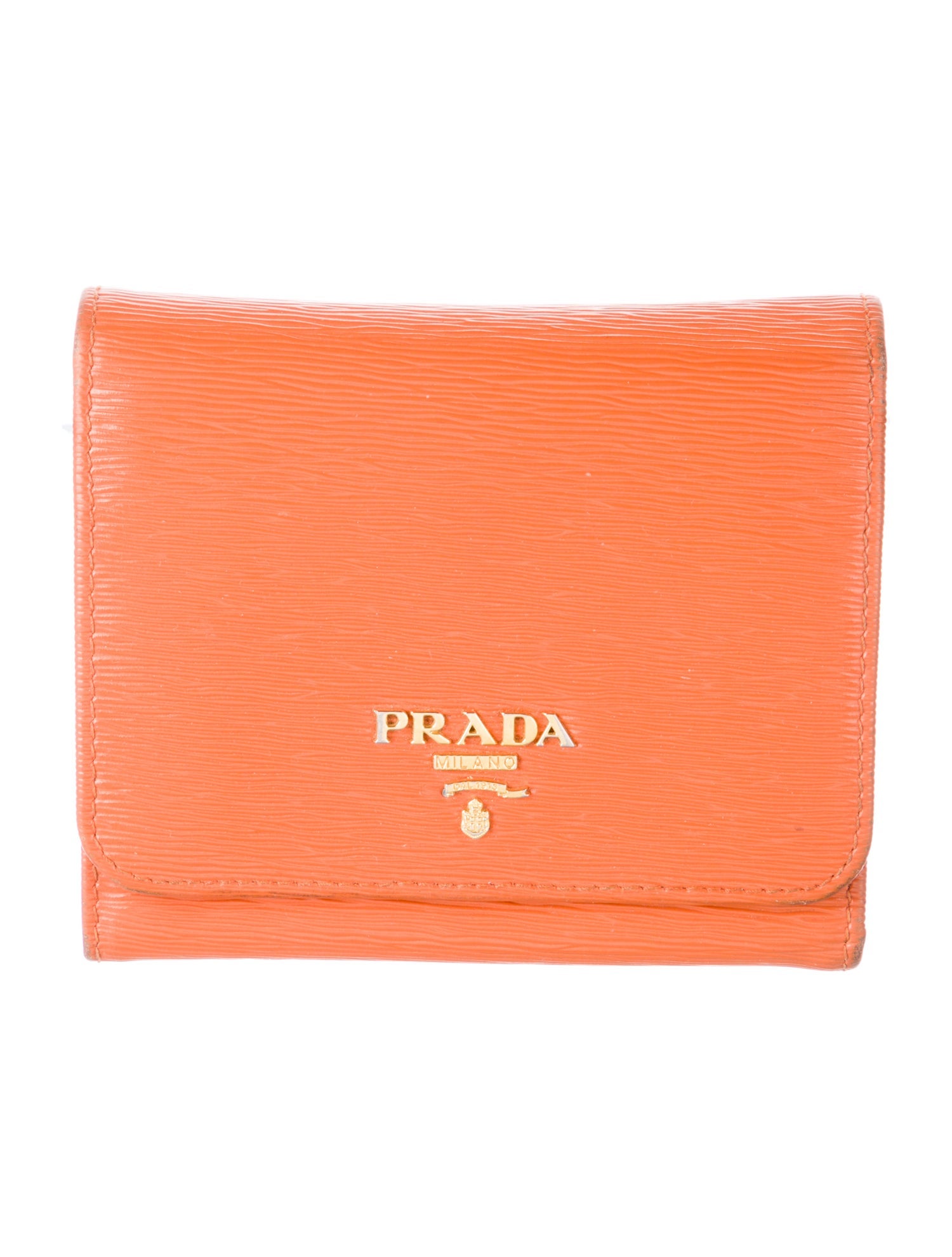 Prada Vitello Move Leather Wallet