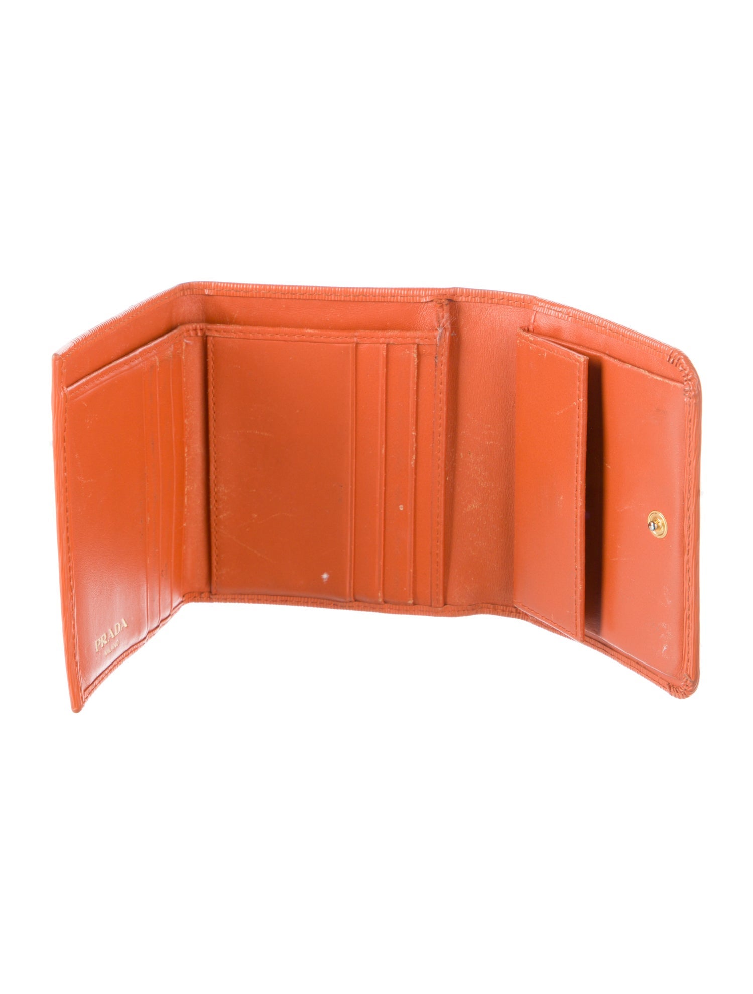 Prada Vitello Move Leather Wallet