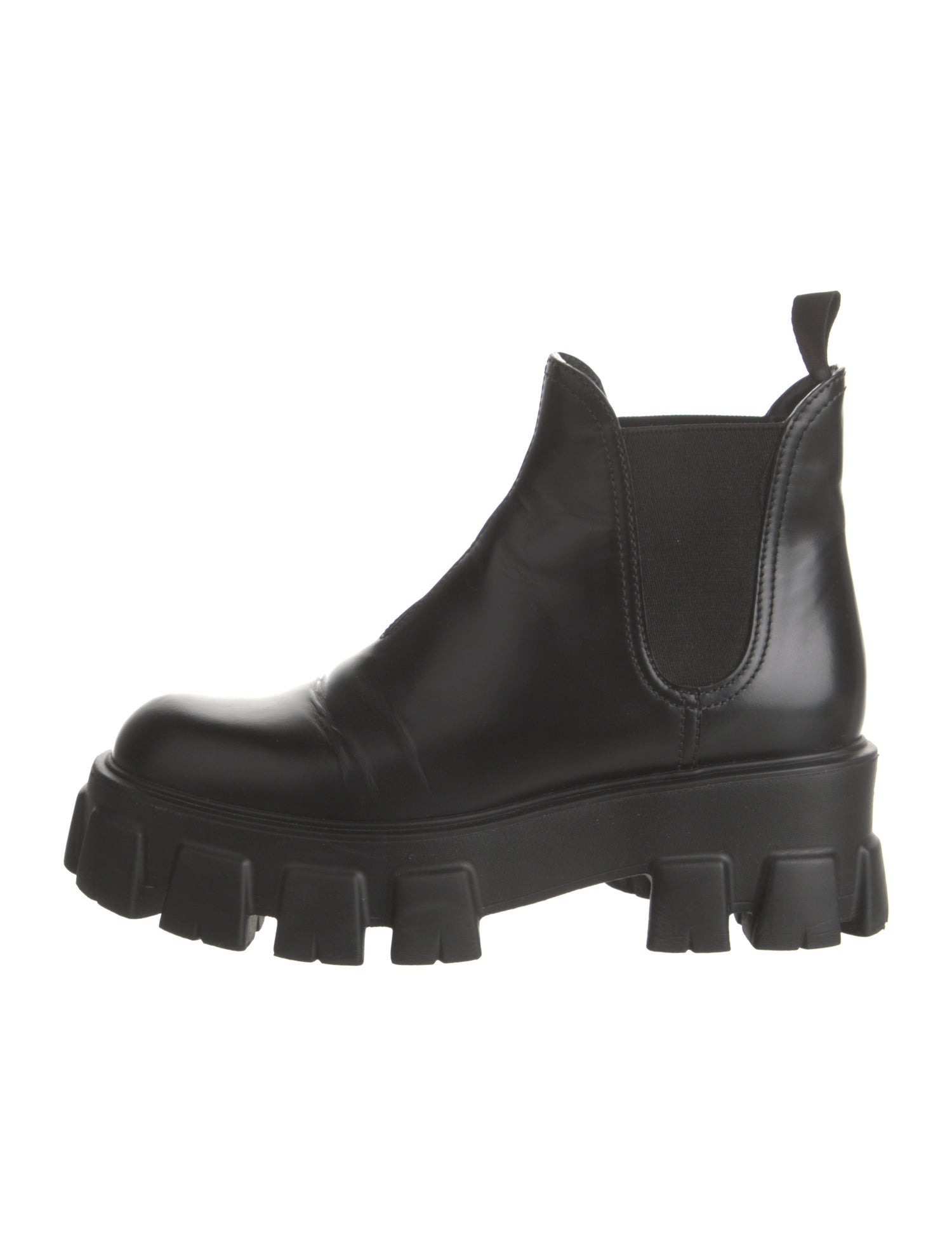 Prada Leather Chelsea Boots