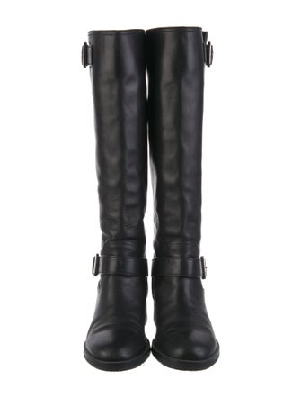 Prada Leather Riding Boots