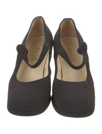 Prada Leather Trim Embellishment Pumps