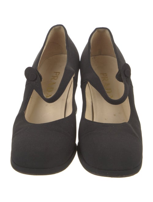 Prada Leather Trim Embellishment Pumps