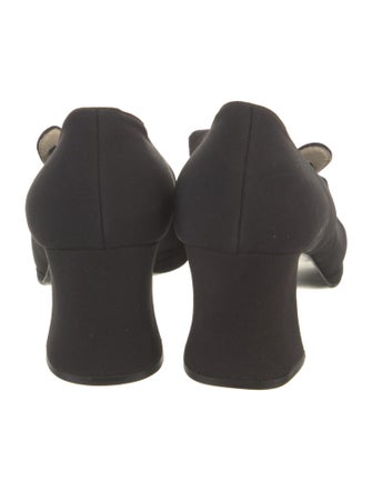 Prada Leather Trim Embellishment Pumps