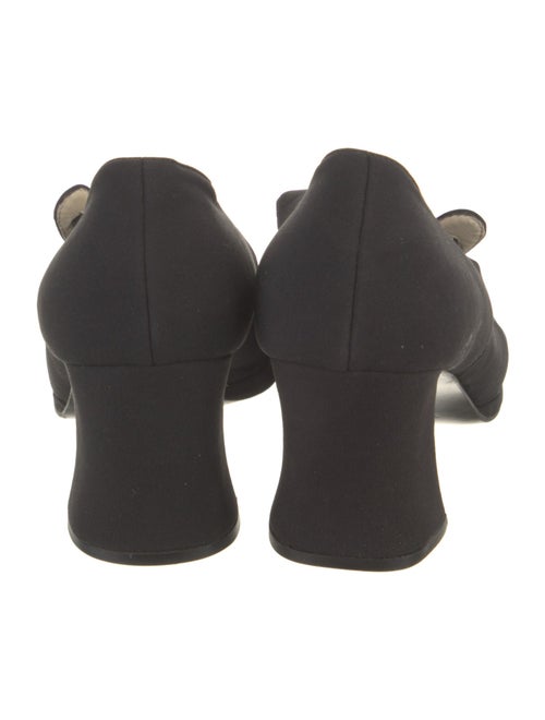 Prada Leather Trim Embellishment Pumps