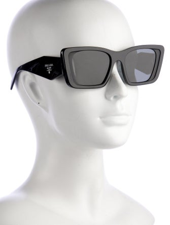 Prada Square Tinted Sunglasses