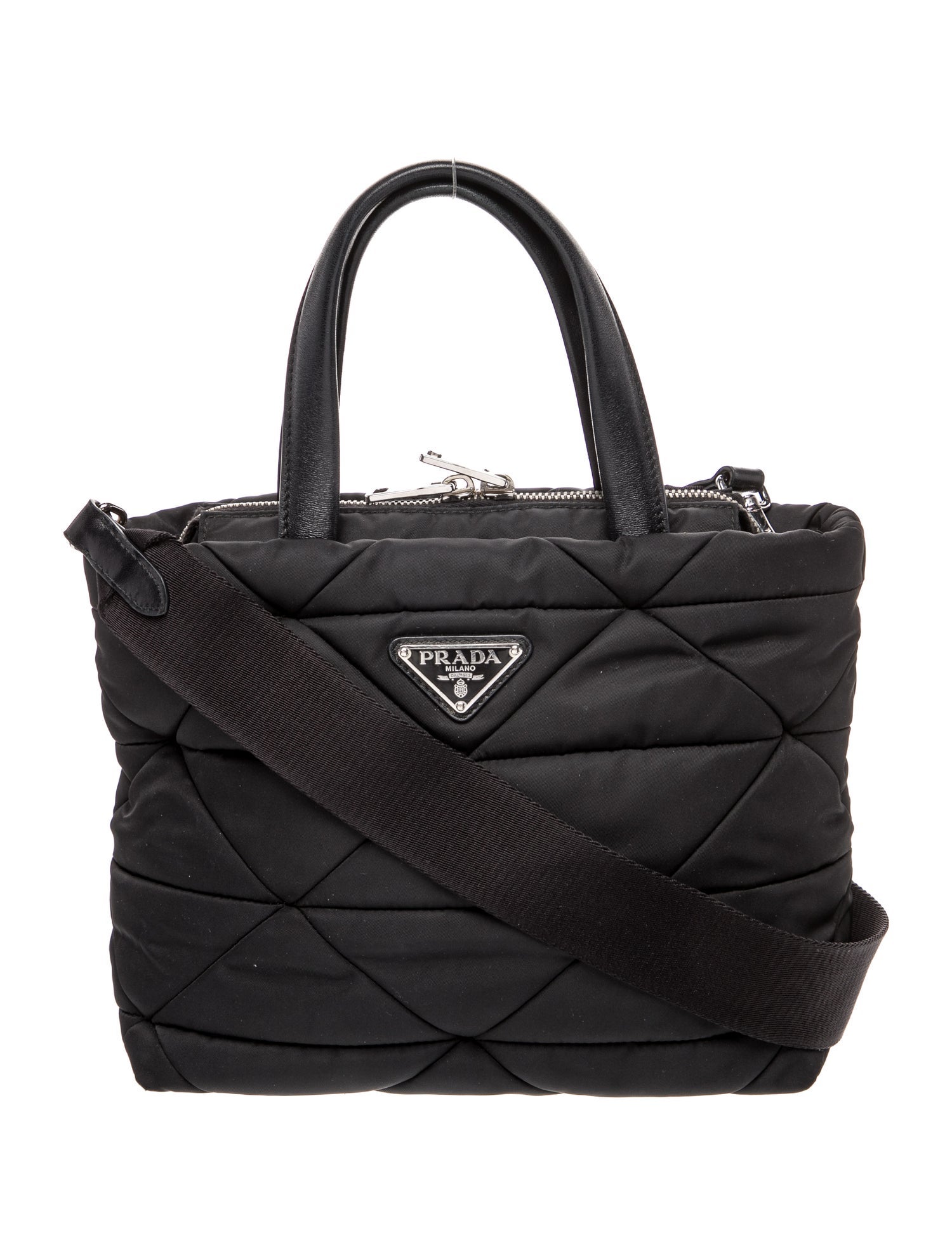 Prada Tessuto Nylon Re-Nylon Padded Tote Small