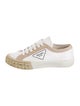 Prada Canvas Colorblock Pattern Sneakers