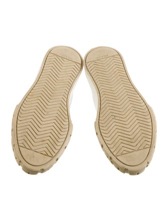 Prada Canvas Colorblock Pattern Sneakers