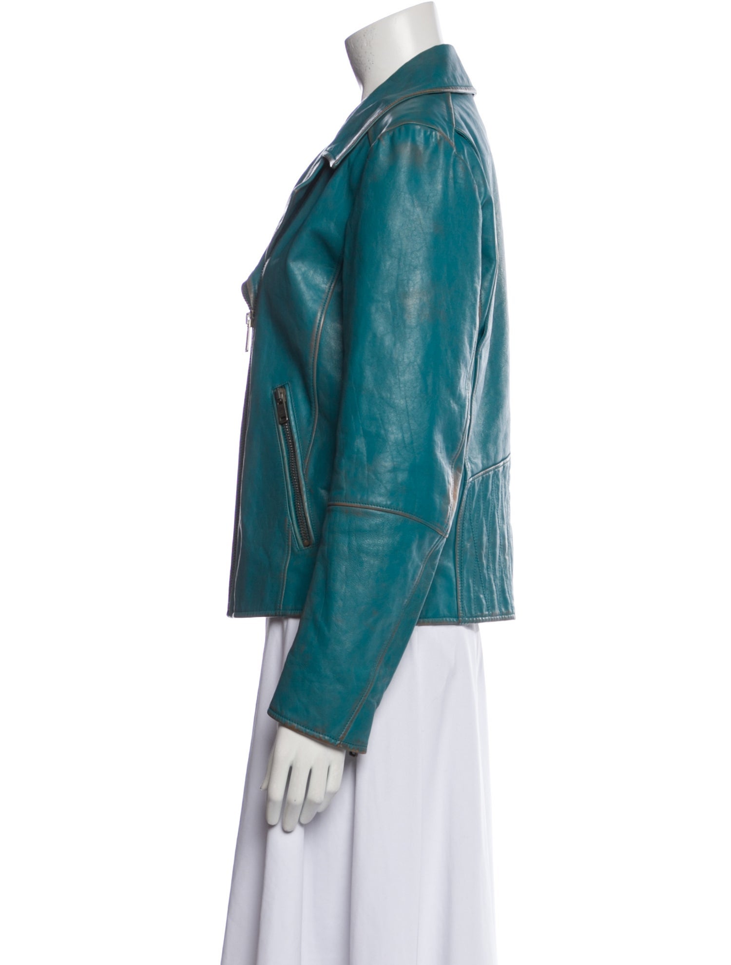 Prada 2013 Calf Leather Biker Jacket