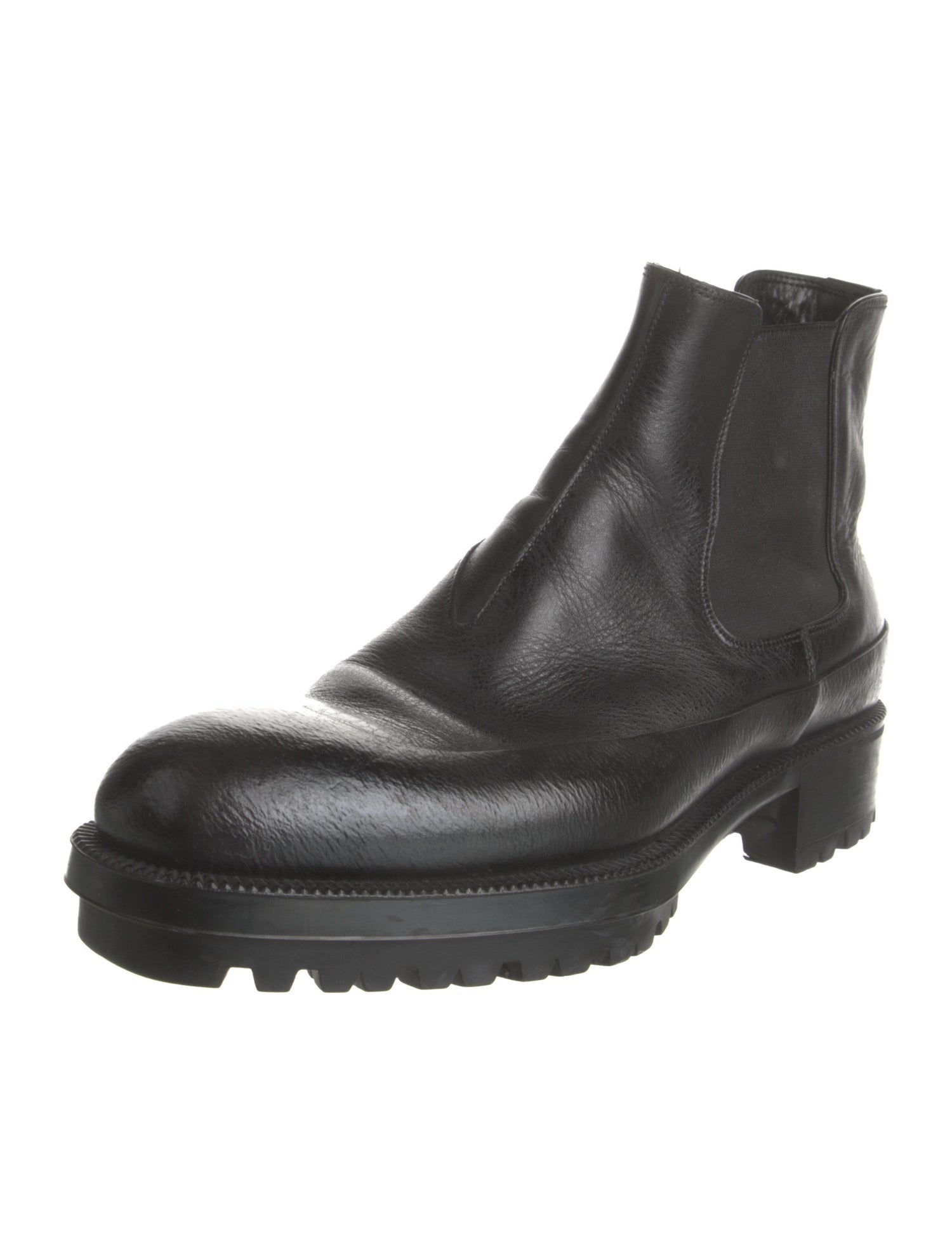 Prada Vintage Late 1990's - Early 2000's Chelsea Boots