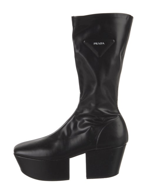 Prada Leather Sock Boots