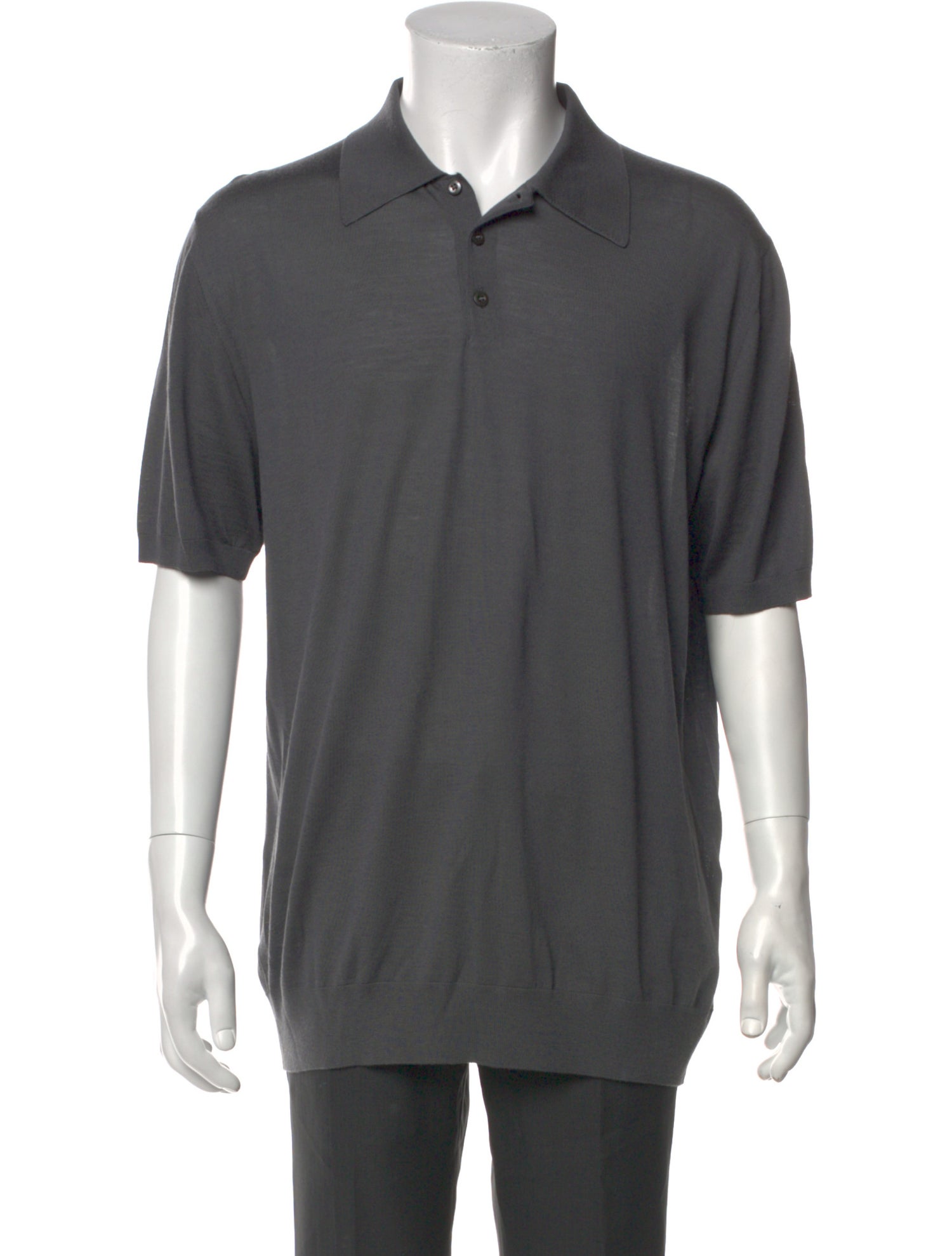 Prada 2019 Virgin Wool Polo Shirt w/ Tags