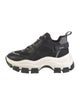 Prada Leather Colorblock Pattern Chunky Sneakers