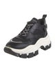 Prada Leather Colorblock Pattern Chunky Sneakers