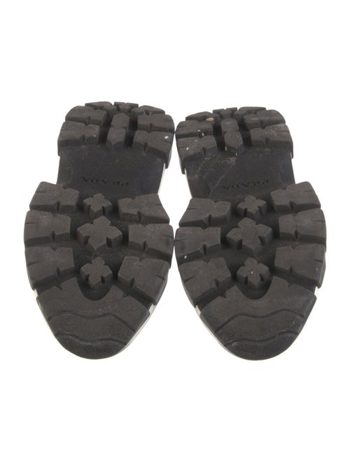 Prada Leather Colorblock Pattern Chunky Sneakers