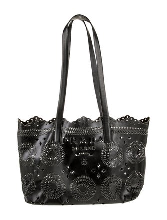 Prada City Calf Leather Tote
