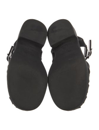 Prada Rubber Slingback Flats