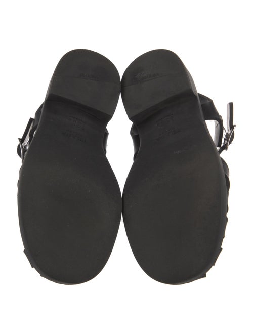 Prada Rubber Slingback Flats