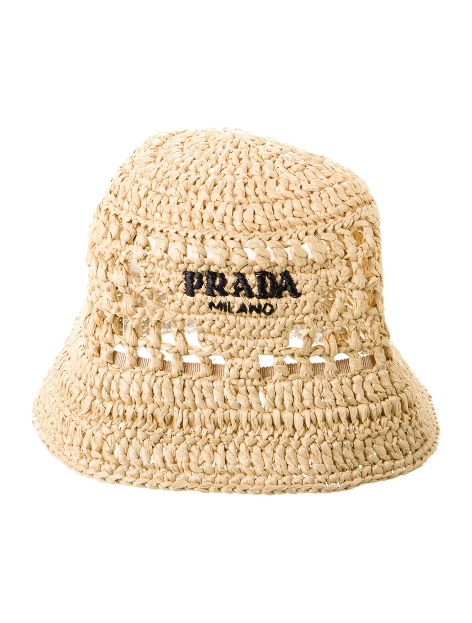 Prada Raffia Bucket Hat