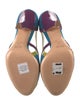 Prada Colorblock Pattern Slingback Sandals