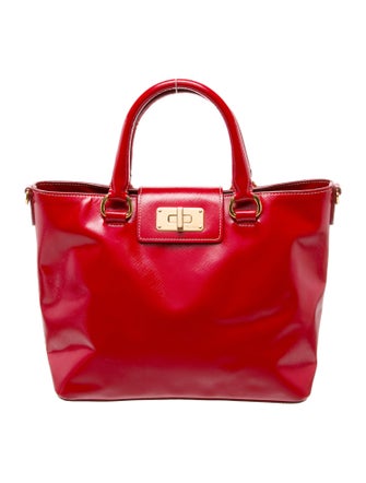 Prada Saffiano Leather Top Handle Bag