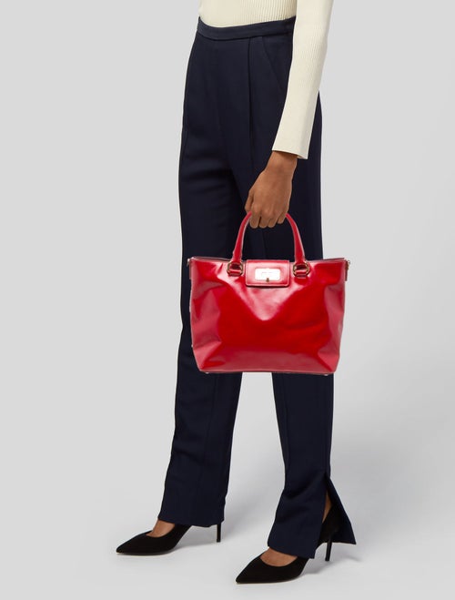 Prada Saffiano Leather Top Handle Bag