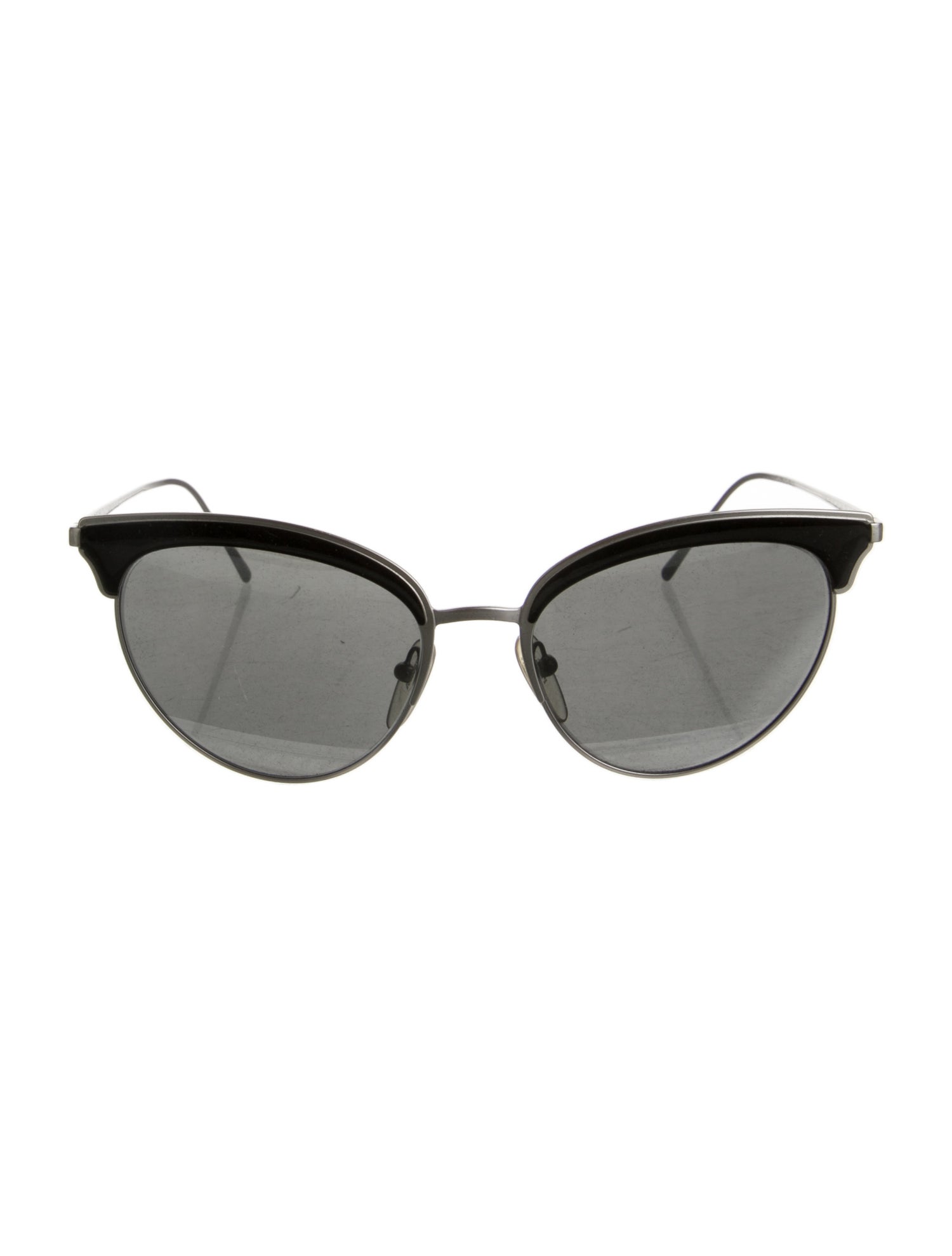 Prada Cat-Eye Mirrored Sunglasses