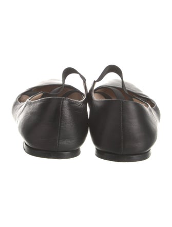 Prada Leather Mary Jane Flats