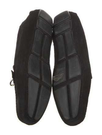 Prada Suede Moccasins