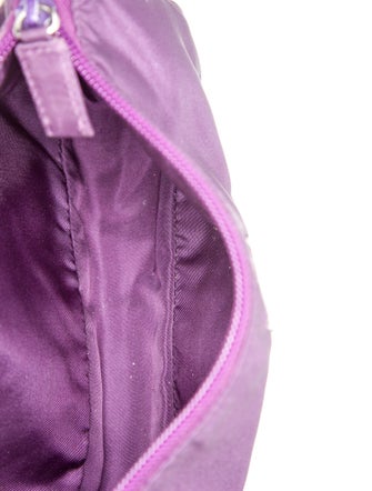 Prada Enameled Metal Triangle Top Handle Bag