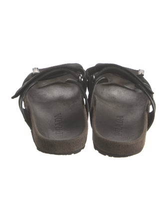 Prada Leather Slides