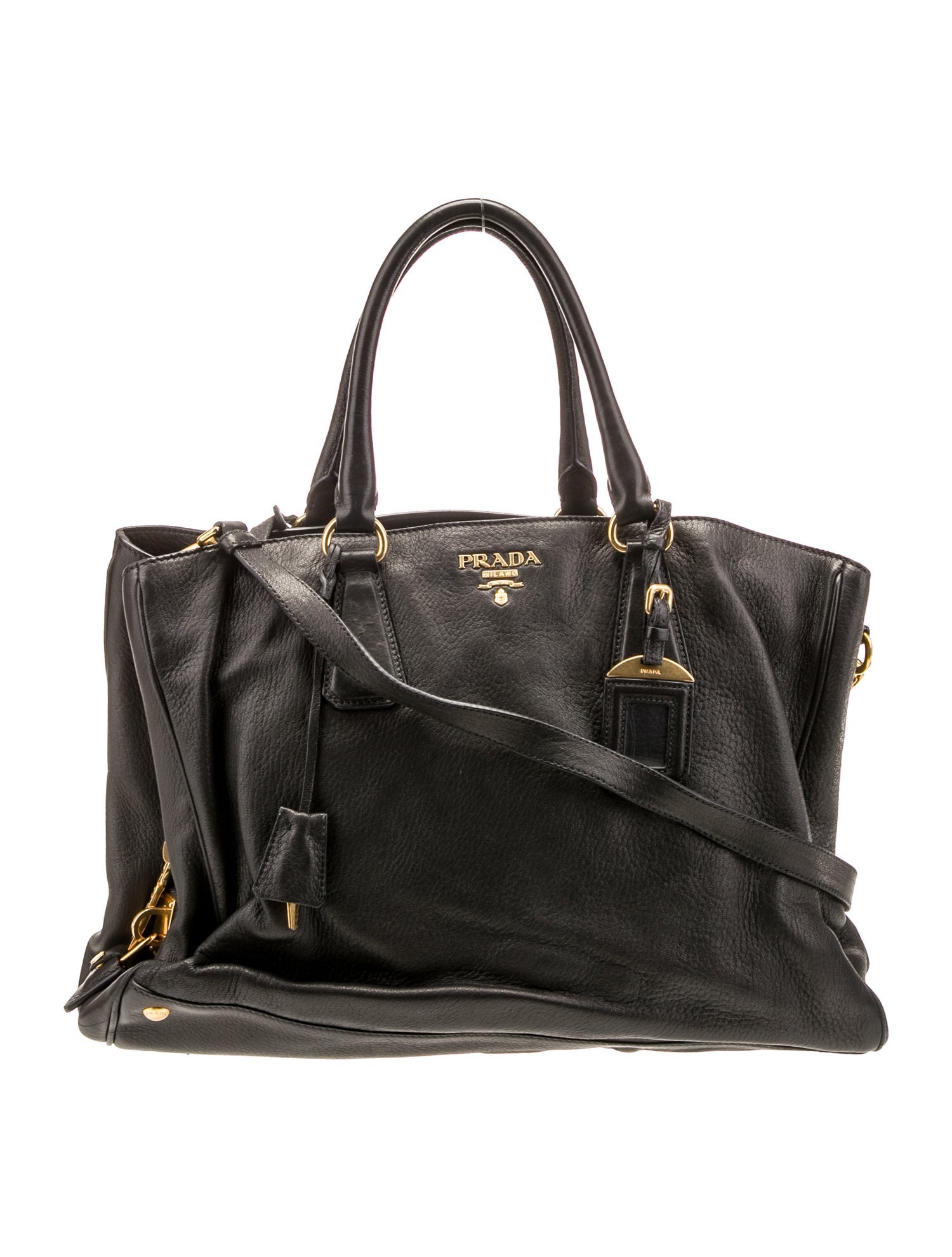 Prada Signature Vitello Daino Large