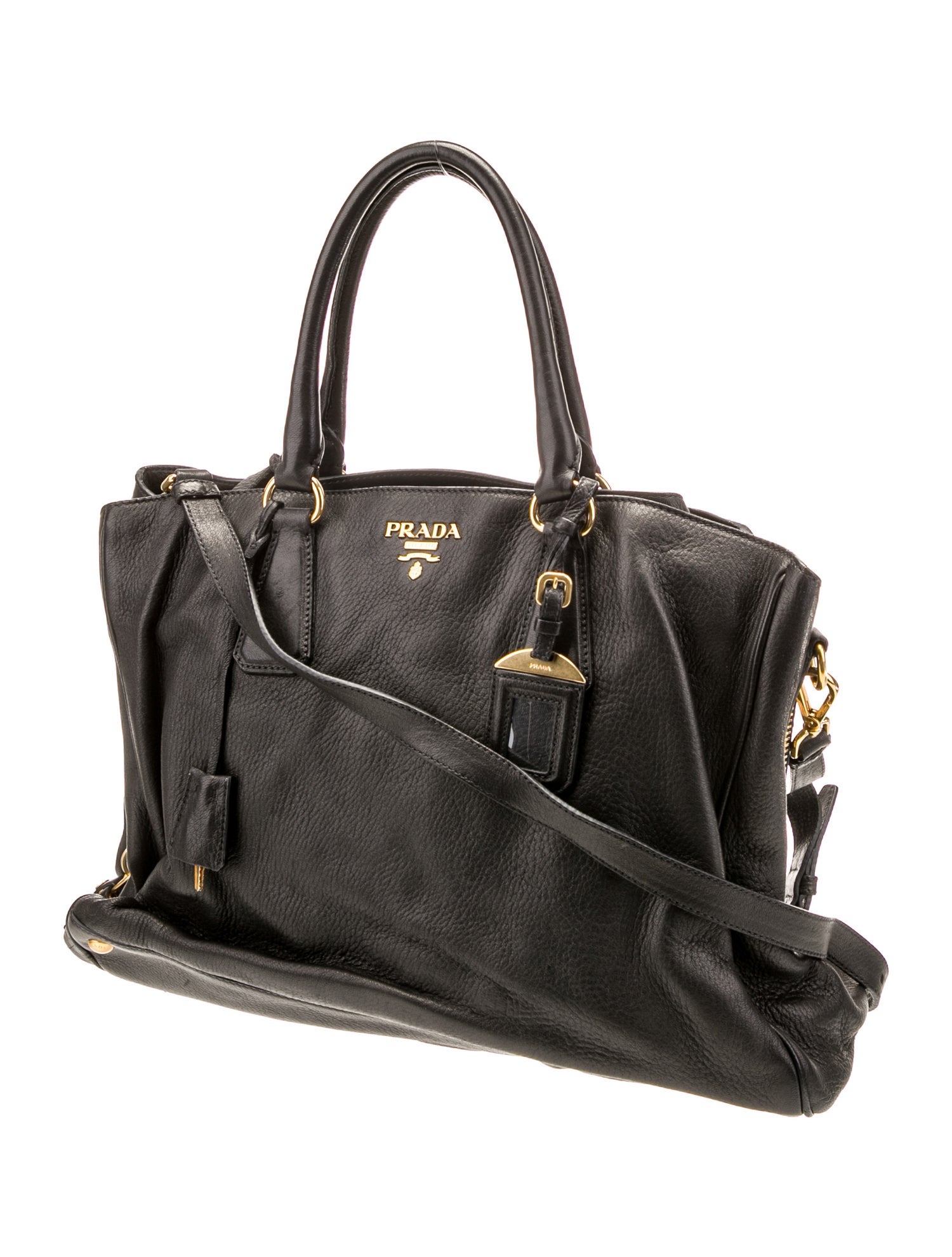 Prada Signature Vitello Daino Large