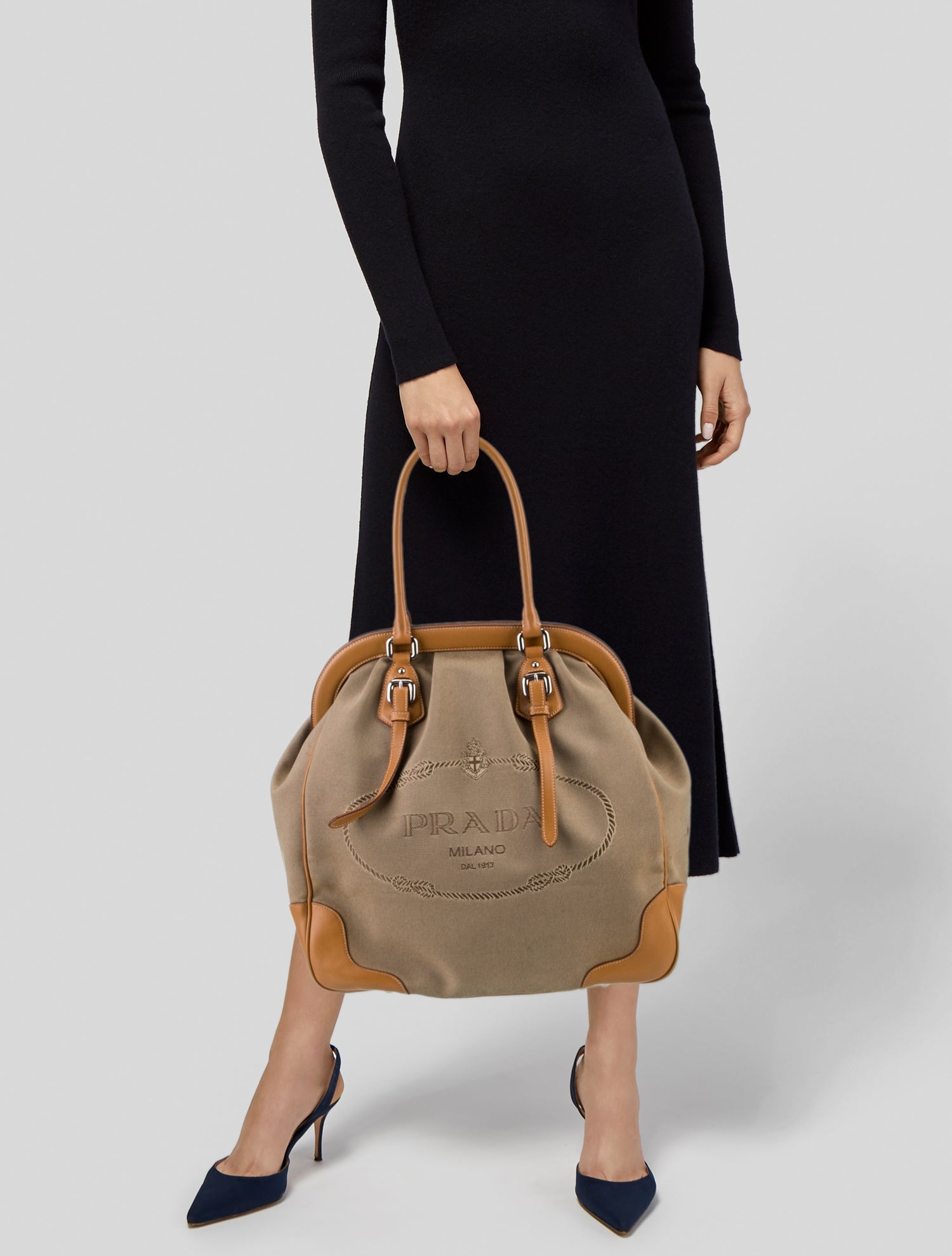 Prada Signature Logo Jacquard