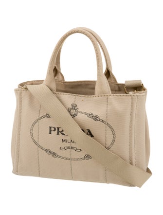 Prada Canvas Canvas Tote