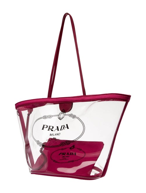 Prada PVC Plex Shopper Tote