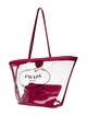 Prada PVC Plex Shopper Tote