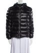 Prada 2021 Enameled Metal Triangle Puffer Coat