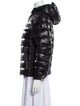 Prada 2021 Enameled Metal Triangle Puffer Coat