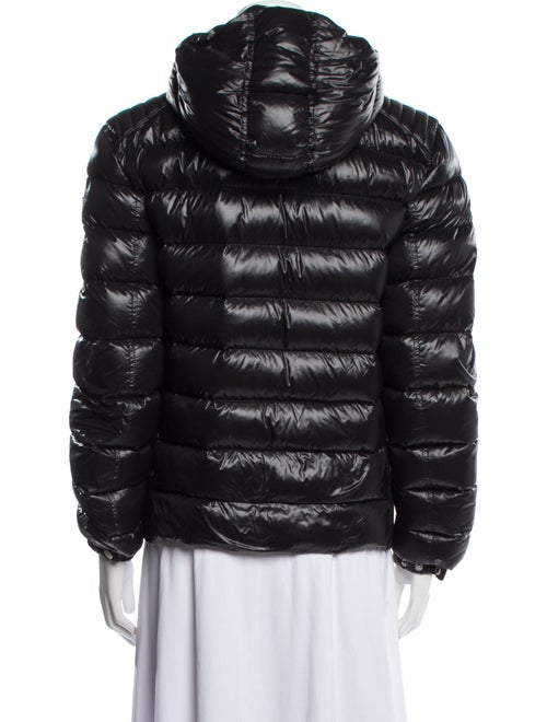 Prada 2021 Enameled Metal Triangle Puffer Coat