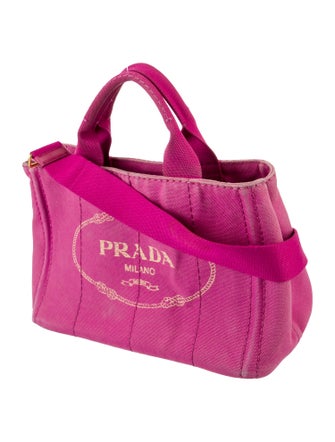 Prada Enameled Metal Triangle Top Handle Bag