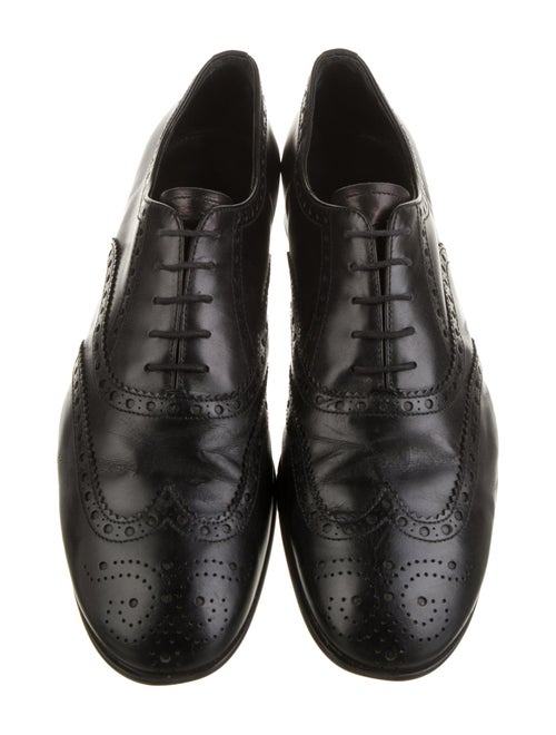 Prada Leather Lasercut Accents Brogues