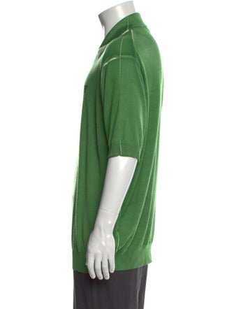 Prada 2022 Virgin Wool Polo Shirt