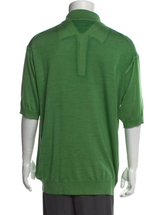 Prada 2022 Virgin Wool Polo Shirt