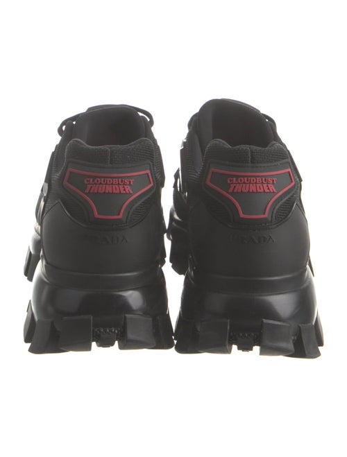 Prada Leather Printed Chunky Sneakers