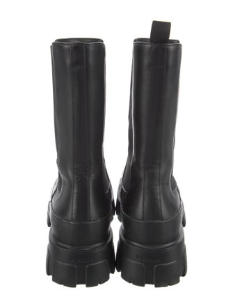 Prada Leather Chelsea Boots