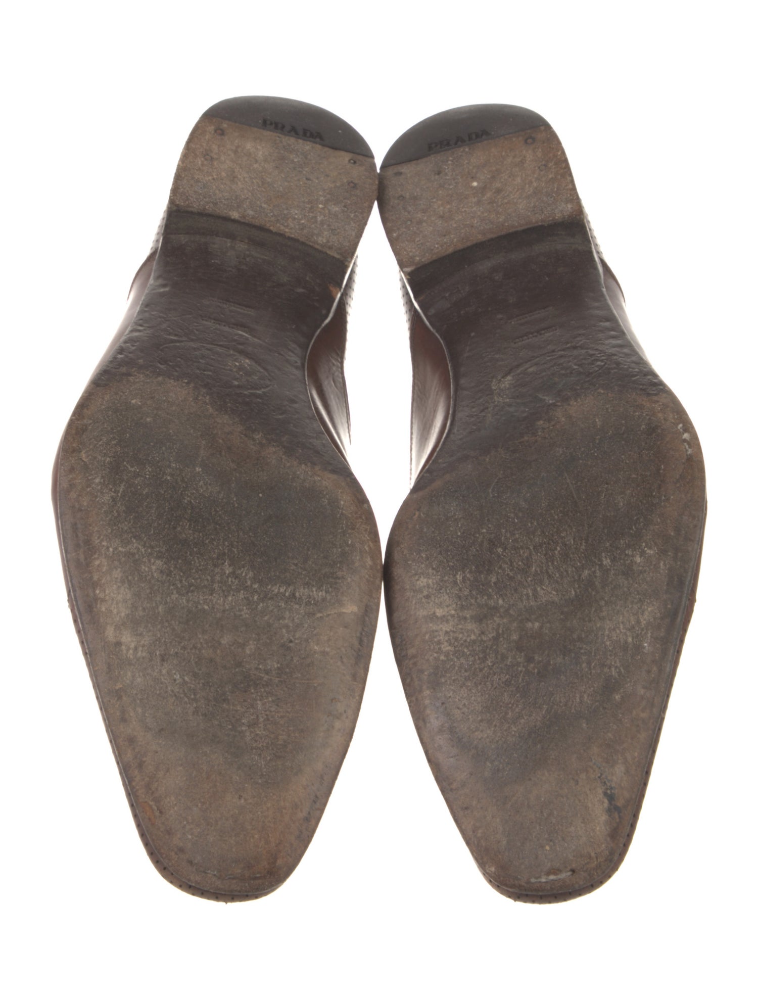 Prada Leather Derby Shoes