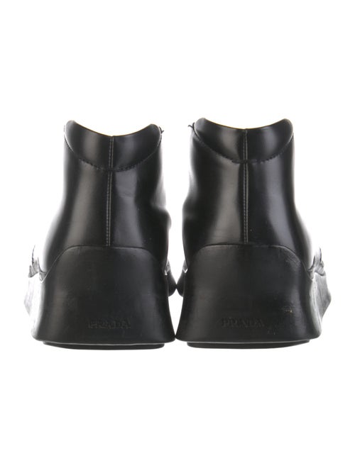 Prada Leather Lace-Up Boots