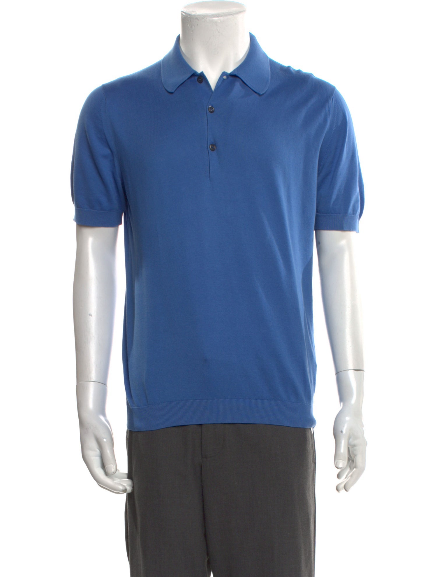 Prada Collar Short Sleeve Polo Shirt